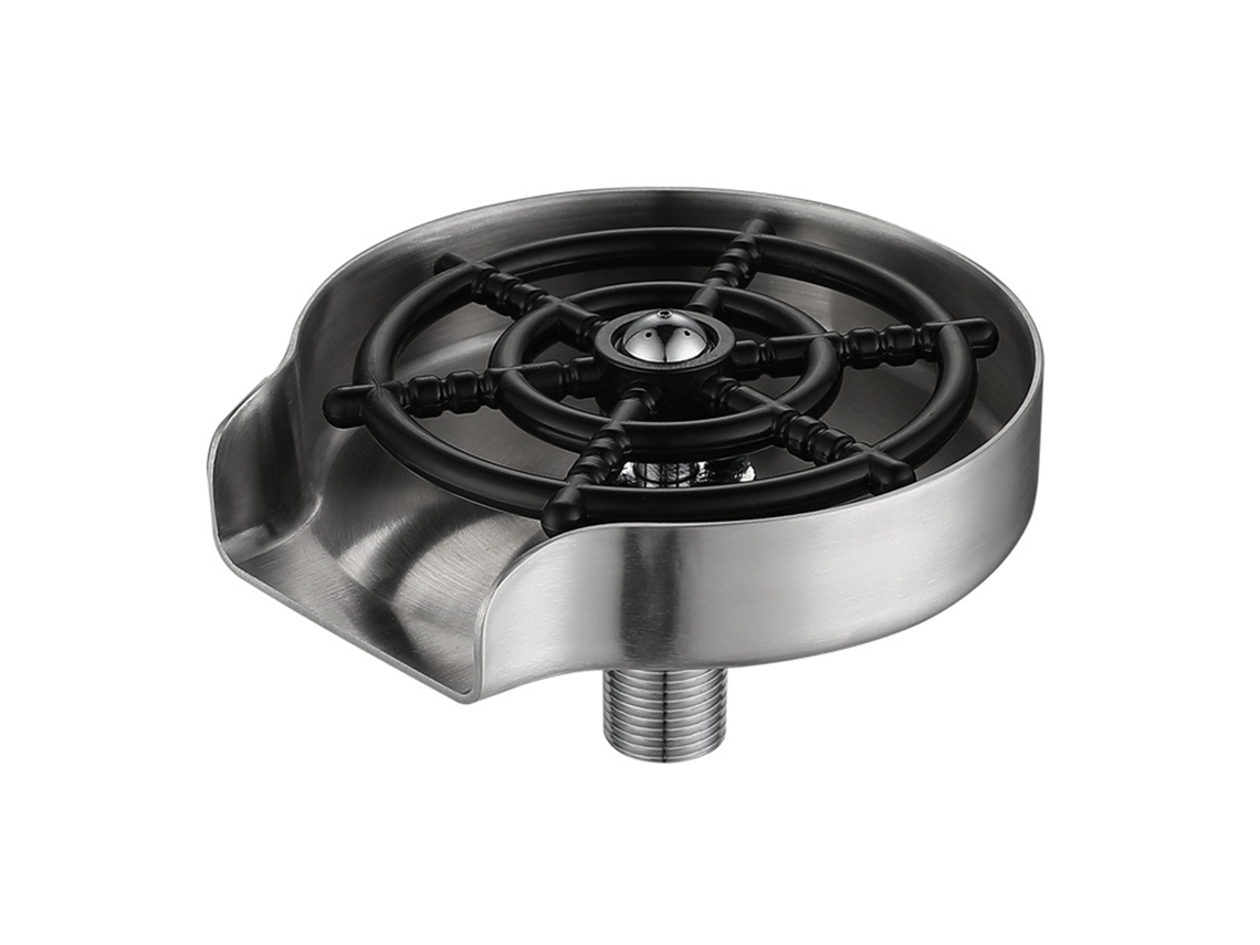 Enjuagador De Vasos De Acero Inoxidable De Alta Presión Para Fregadero Con Grifo Automático/lavavasos
