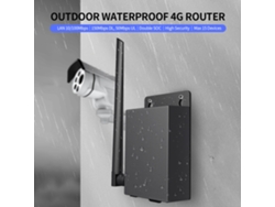 Roteador 4g Externo Impermeável Com Slot De Sim Antena 5dbi Suporta 15 Dispositivos Versão Eu