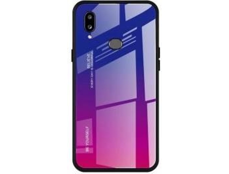 Carcasa Samsung Galaxy A20E LMOBILE Rosa - Morado