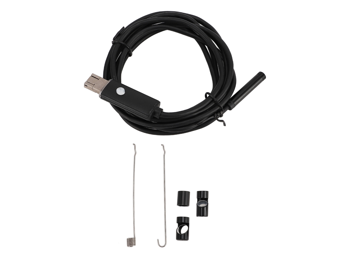 Cámara Endoscópica Usb Con 6 Led Ajustables, Clasificación Ip67, Semirrígida, Alcance De 10 M, Rotación De 360°.