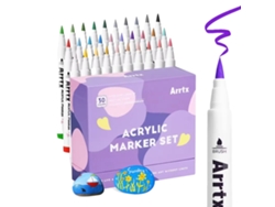 Rotuladores artísticos, 30 colores, tinta resistente al agua y de secado rápido, 30 colores