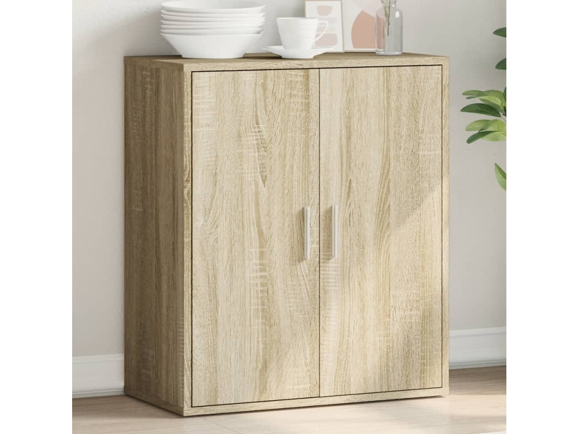 Aparador De Madera De Ingeniería Roble Sonoma 79x38x80 Cm