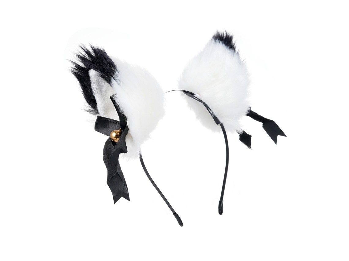 Tiara Con Orejas De Zorro Peludas Y Adorables, Accesorio Para El Cabello Con Clip Y Cinta Para Mujeres Y Niñas.