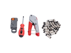 Ferramenta De Compressão Coaxial Ajustável Multifuncional Kit Crimper Cabo Bnc Para Campo De Áudio