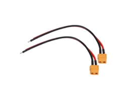 2 Cables Adaptadores De Corriente De Silicona No Combustibles Xt60 Macho Para Coches Eléctricos Awm14