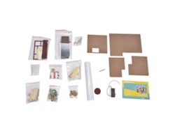 Kit De Casa De Muñecas Miniatura De Madera Estilo Simple Con Muebles Modelo De Ensamblaje Juguete Regalo