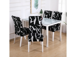1 paquete de funda protectora extraíble para silla de comedor para el hogar, color restaurante 39-Tamanho universal LUUCOZK