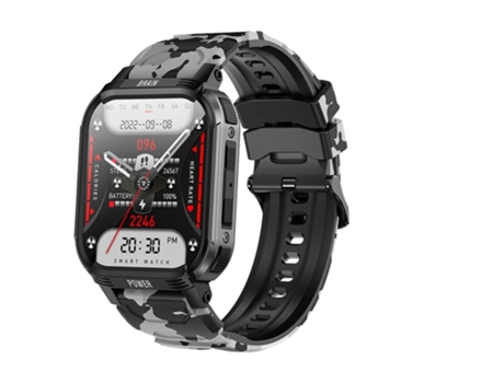 Reloj inteligente militar para exteriores 1,85, reloj inteligente con llamadas Bluetooth para hombres, relojes de Fitness resistentes al agua para ...