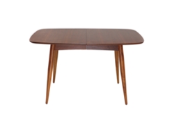 Mesa de comedor extensible en nogal natural L130-160 cm NORDECO MILIBOO