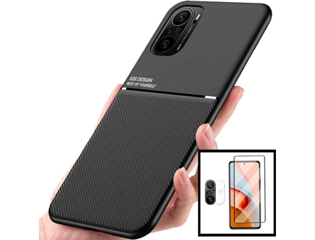 Kit Carcasa y Protector Cristal 5D Xiaomi Poco F3 PHONECARE Magnetic Lux Y Película Trasera