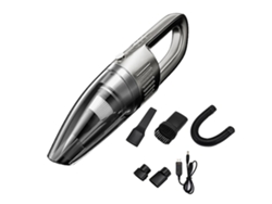 Aspirador Coche Portatil 120w 7000pa Recargable Coche Plata