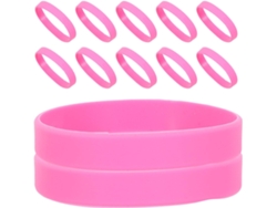 60 Pulseras De Recuerdo Para Fiestas Para Hombres, Color Rosa.