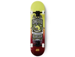 Skateboard Ghettoblaster Para Empezar Skull Rojo Amarillo 8.0"