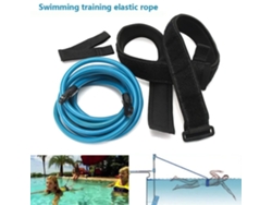 Cinturón de entrenamiento de natación estacionario premium para piscina, cinturón de neopreno ajustable para una comodidad óptima.
