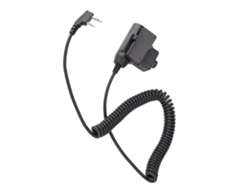 Adaptador de auriculares PTT para cable Kenwood (150 cm)