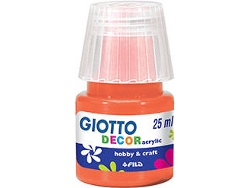 Pintura para Carteles Líquido GIOTTO Decor Acrílico Naranja (25ml)