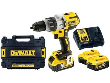 Taladro de Percusión Sin Cepillos de 3 Velocidades 18v Xr Li-Ion 5ah DEWALT POWER-TOOLS