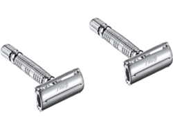 2pièces Rasoir Double Face Manuel Traditionnel Shaver Classique Para Barbe Y Corps Léger Y Prat...