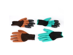 pares de guantes de jardinería con garras para cavar, plantar y podar