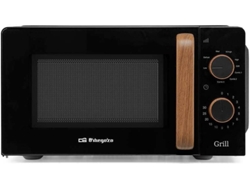 Microondas ORBEGOZO MIG 2140 (20 L - Sin Grill - Negro)