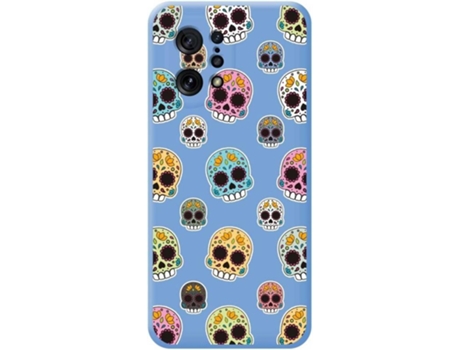 Carcasa para Oppo Find X5 5G TUMUNDOSMARTPHONE Silicona Líquida Dibujos Azul