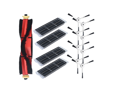 Cepillo principal de rodillos, cepillos laterales, filtro de carbón activado para Robot aspirador Xiaomi Roborock S5 Max S6 S60 S50 S51 S55 T4 T6