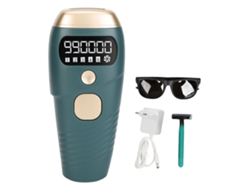 Dispositivo De Depilación Láser Painless Portátil De Rayo Rojo Permanente Para El Hogar Verde Oscuro 100‑240v Plug Eu