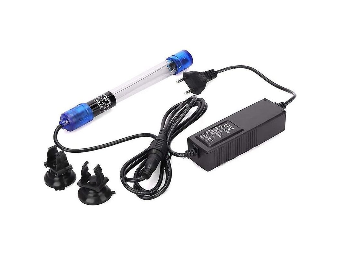 Lámpara Uv Para Acuario 220-240v, Esterilizador Led Impermeable, Elimina Algas Y Bacterias. Ue P
