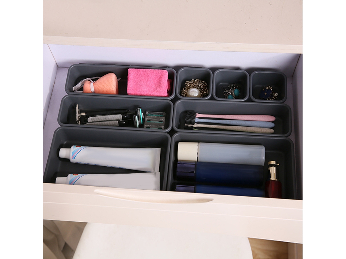 Caja Organizadora De Escritorio Creativa Con Cajón, Multifuncional Para Oficina, Cocina, Baño Y Maquillaje.