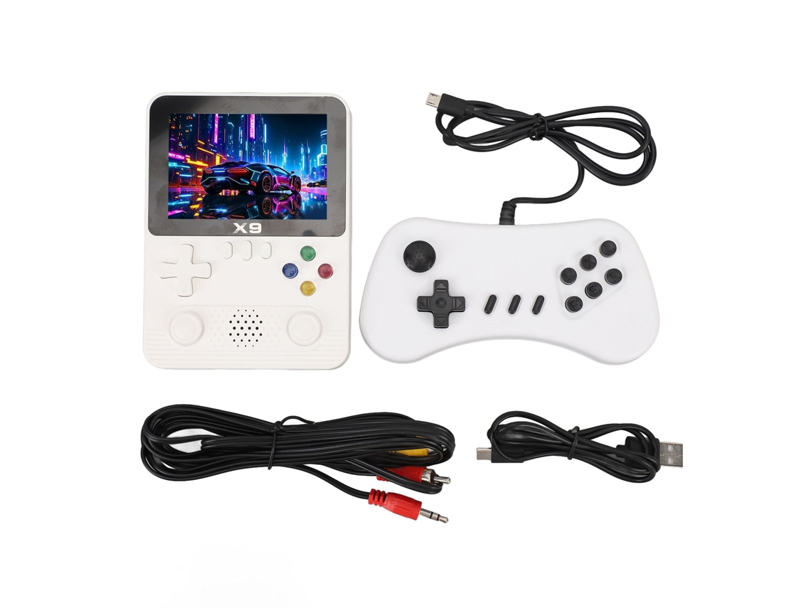Consola De Juegos Portátil Retro Con Pantalla De 3,5 Pulgadas, 32 Gb De Almacenamiento, Batería De 6000 Mah, Compatible Con 2 Jugadores Y 11 Emuladores.