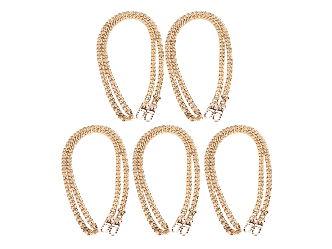 5 Piezas De Cadena De Control De Hierro De 1,2 M, Inoxidable Para Joyería Diy, Collares, Pulseras, Oro