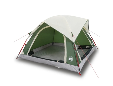 Tienda de campaña 4 personas VIDAXL impermeable verde