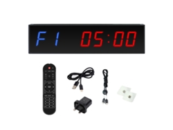 Timer Led Digital Gimnasio Cuenta Regresiva Control Remoto Inalámbrico Para Ejercicio Y Fitness