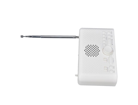HURRISE Reloj Radio Reloj Despertador Radio FM con Snooze Soporte para U Disk Recepción de Radio FM Sonido Walkman