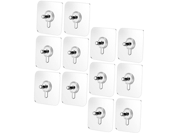 50 Ganchos Adhesivos Sin Tornillos. Parche Para De Montaje En Pared. Tornillos Autoadhesivos. Fácil