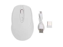 Ratón Inalámbrico Bluetooth 5.0 2.4g De Modo Dual, Recargable Y Silencioso Con 3 Niveles De Dpi Para Pc Y Portátil.