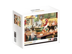 Rompecabezas De 1000 Piezas, Gato De Cocina, Hd, 3 Capas De Papel De 1,5 Mm, Juguete Educativo.