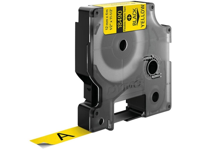 Cinta Etiquetas DYMO ID1-12 Amarillo 18490