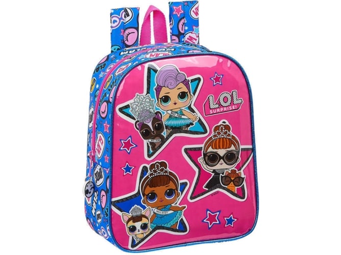 Mochila SAFTA LOL Surprise Together Rosa (22x27x10cm - Poliéster)