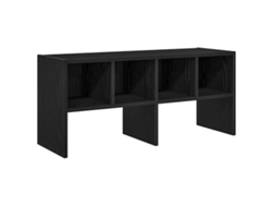 Maison Exclusive - Zapatero Apilable Roble Negro 89,5x30x40 Cm