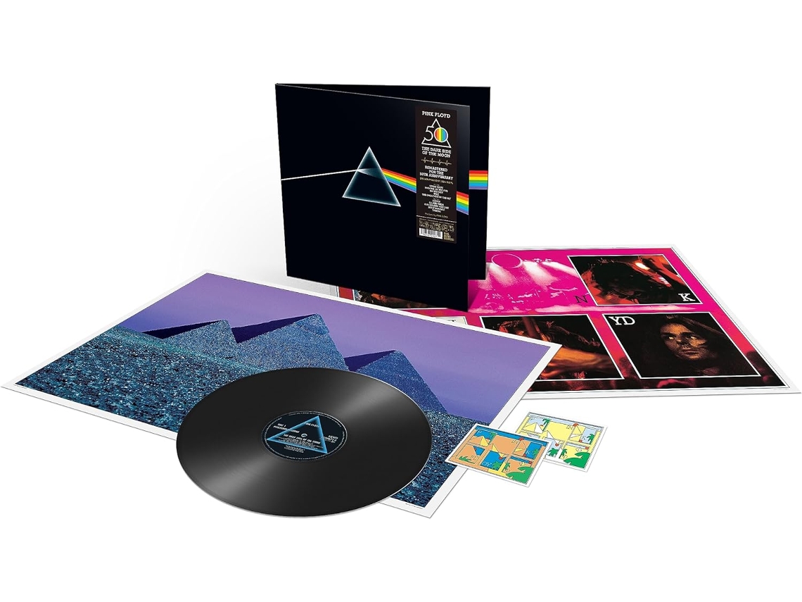 Vinilo de 180 gramos de Pink Floyd The Dark Side Of The Moon, doble cubierta, Columbia