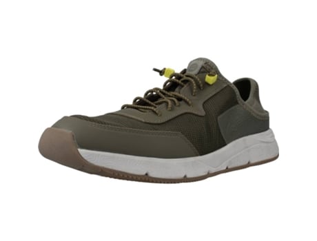 Zapatos de Hombre CLARKS Davis Low Tecido Verde (42)