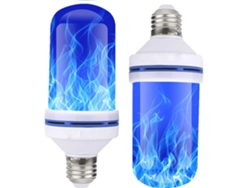 Bombilla LED 2026 con efecto de llama invertida para decorar festivales, hoteles, bares y fiestas.