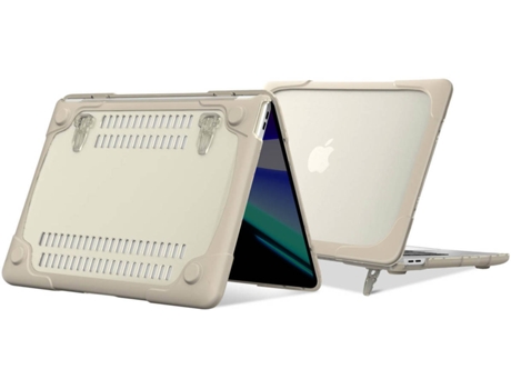 Funda AVIZAR TPU-KK-PRO1620 (MacBook Pro - 16'' - Beige)
