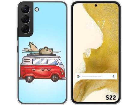 Carcasa Samsung Galaxy S22 5G TUMUNDOSMARTPHONE Dibujos Furgoneta Multicolor