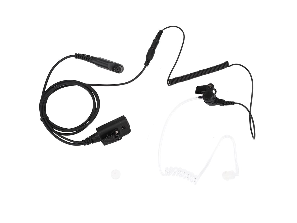 Fone De Ouvido Com Tubo Acústico Air Para Rádio Hytera Hyt Pd600 Pd602 Pd605 Zerama