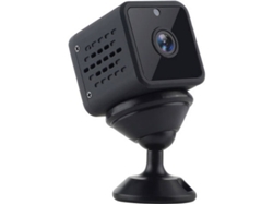 Mini cámara portátil para niñera con detección automática, ideal para exteriores y batería de larga duración (negro) Bestvite