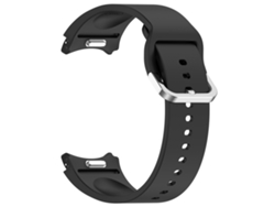 Bracelete De Smartwatch Para Samsung Galaxy Watch 7 40mm/watch 7 44mm Bracelete De Silicone De Cor Sólida GERTIZ (preta)