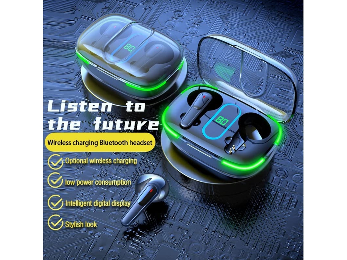 Auriculares YIZHOOD True Wireless Bluetooth Verde