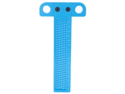 Regla de aluminio en forma de T para carpintería, herramienta para marcar agujeros, calibre, estilo B